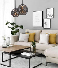 Load image into Gallery viewer, Taile Large Pendant Light - Matt Black - Boho Bliss