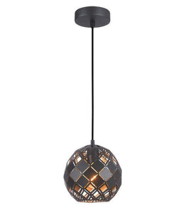 Taile Small Pendant Light - Matt Black - Boho Bliss