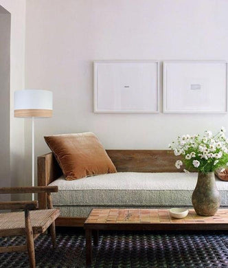 Tamboro Floor Lamp - White - Boho Bliss
