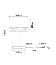 Load image into Gallery viewer, Tamboro Table Lamp - White - Boho Bliss