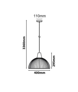 Tandy Pendant Light - White - Boho Bliss