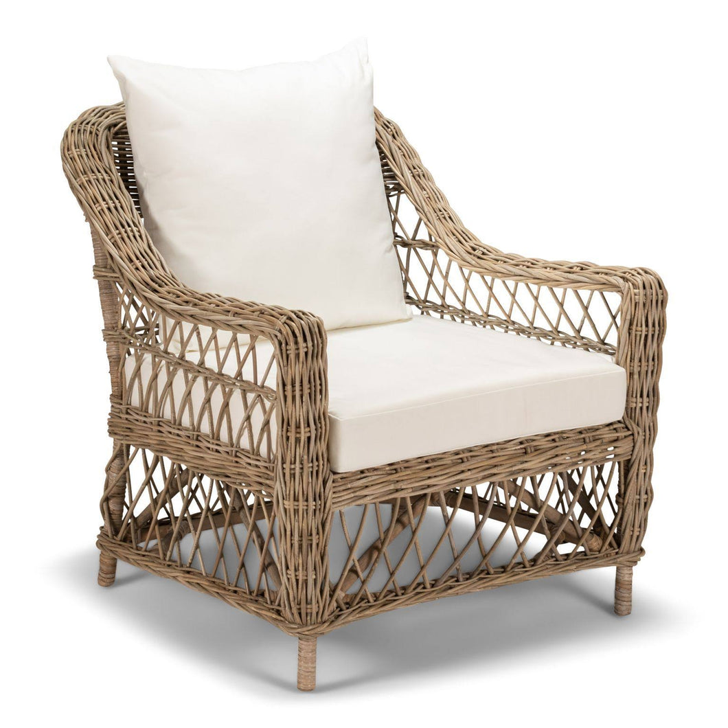 Tia Armchair - Kubu Grey - Boho Bliss