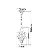 Load image into Gallery viewer, Tuscan Small Pendant Light - Cherry Wood - Boho Bliss